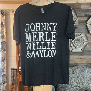 Next Level Apparel Charcoal Graphic Tee